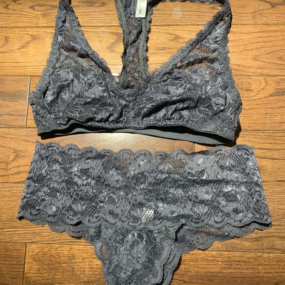 Cosabella Never Say Never Racie Racerback bralette + matching Comfie thong